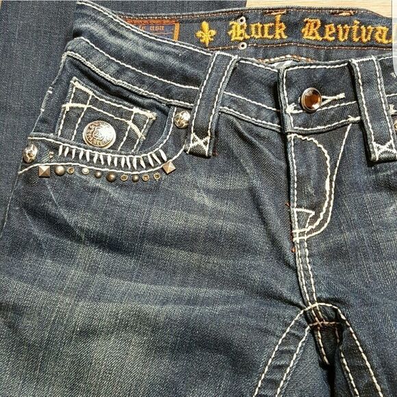 Rock Revivel Jen Boot Jeans 25/31 - Picture 5 of 5